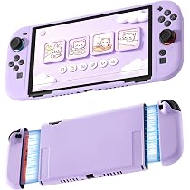 JEMDO Textured Grip Protective Case Compatible with Nintendo